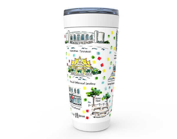 Milwaukee, WI Map Tumbler – Evelyn Henson