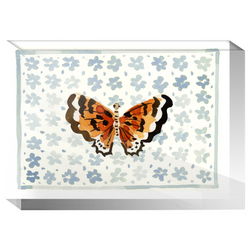 Butterfly Dewdrop Acrylic Block