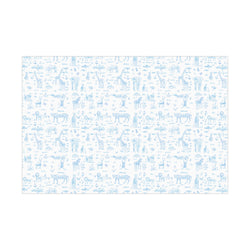 Safari Blue Gift Wrap