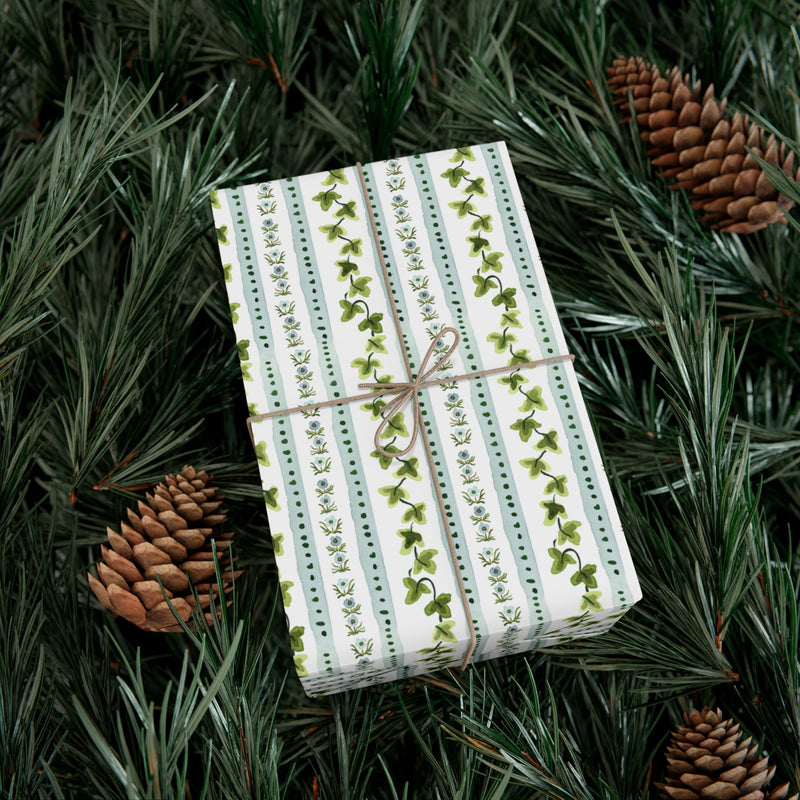 Holiday Feuillage Gift Wrap