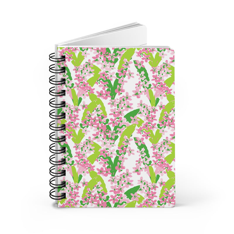 Sunshine Petals Pink Spiral Bound Journal