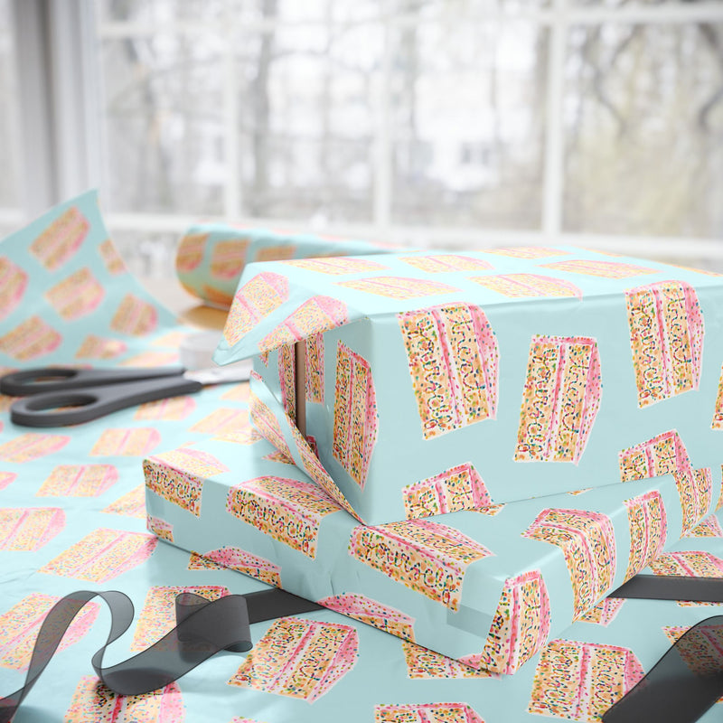 Treat Yourself Cake Celebration Gift Wrap