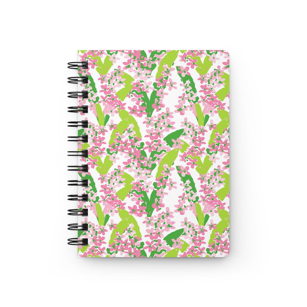 Sunshine Petals Pink Spiral Bound Journal