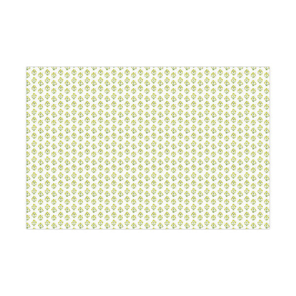 Yellow Block Print Gift Wrap