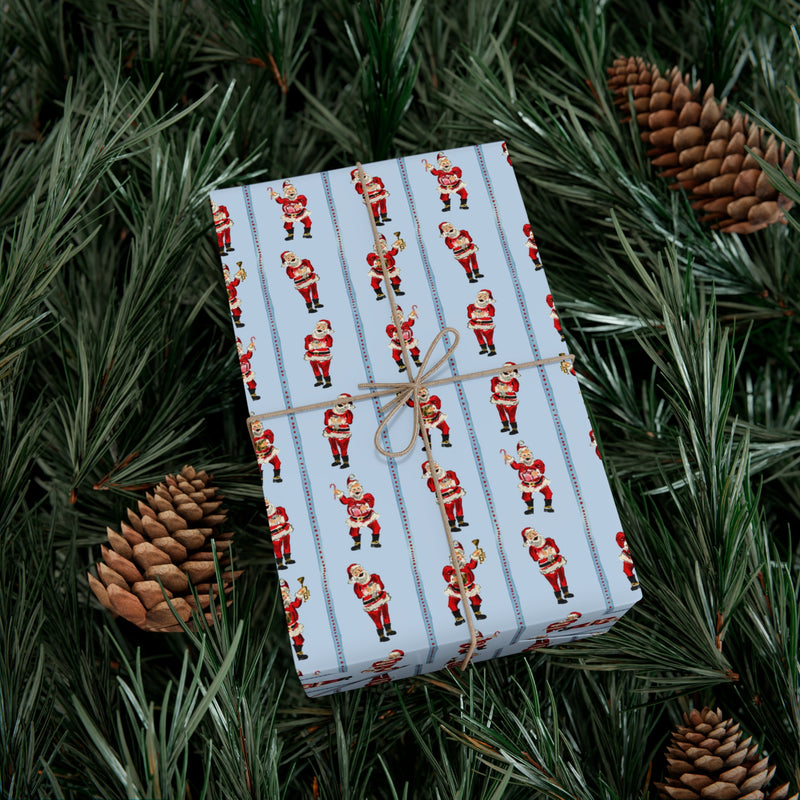 Holiday Santa Gift Wrap