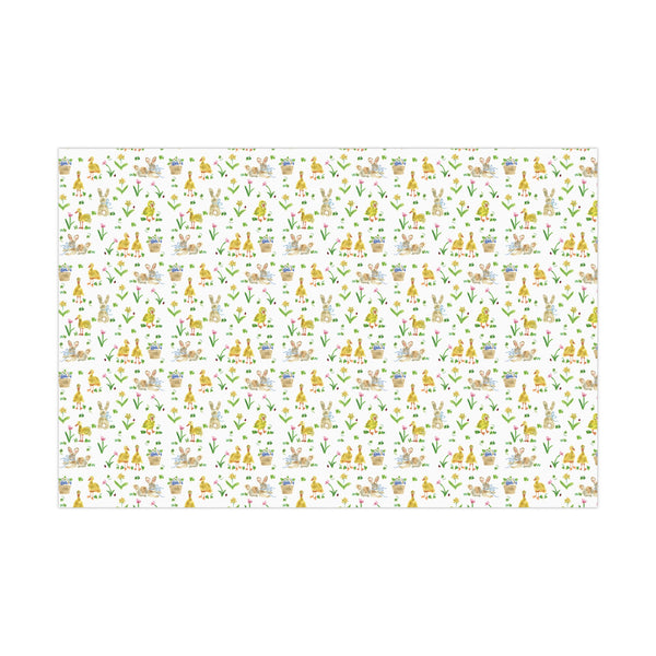 Springtime Easter Bunnies Gift Wrap