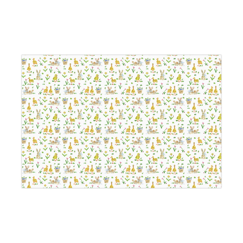 Springtime Easter Bunnies Gift Wrap