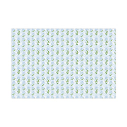 Tory Blue Floral Gift Wrap