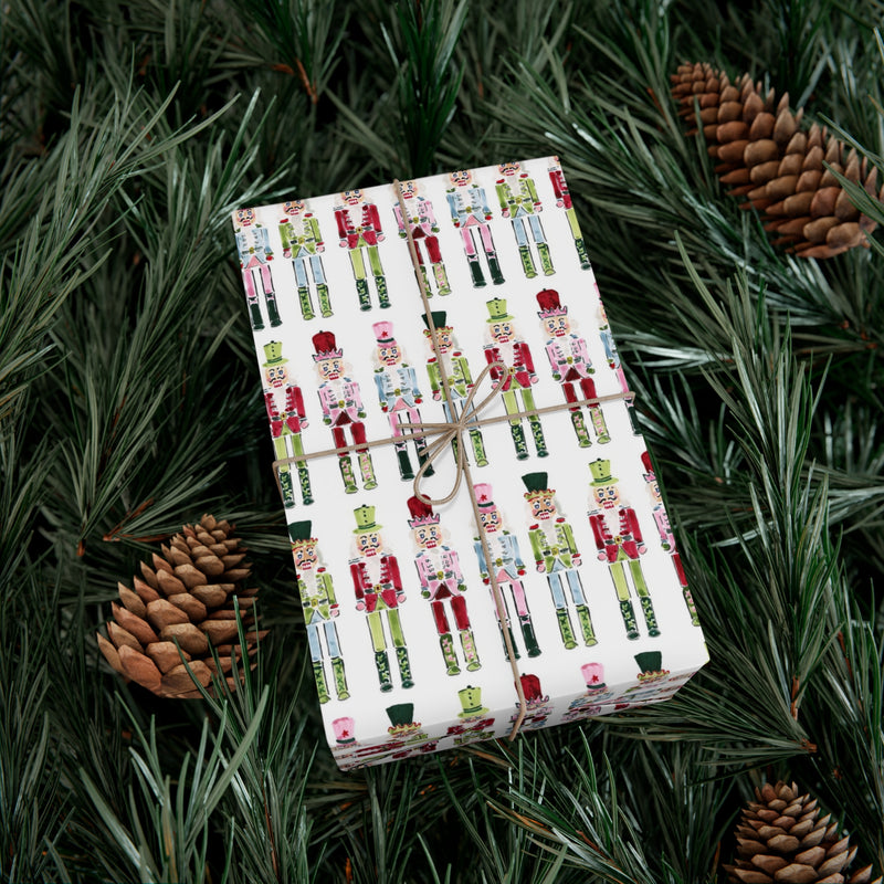 Holiday Nutcrackers Gift Wrap