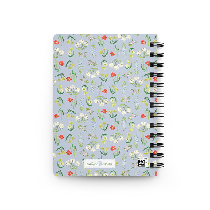 Celandine Floral Spiral Bound Journal