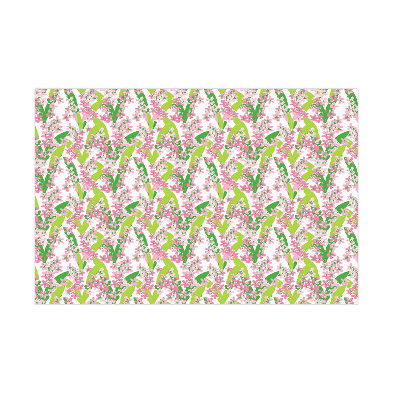 Sunshine Petals Pink Gift Wrap