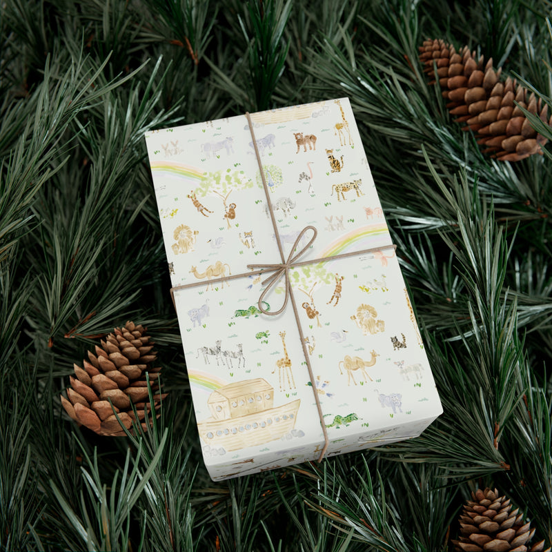 Noah's Ark Gift Wrap