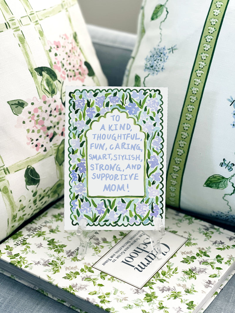 Amazing Mom Hydrangeas Card