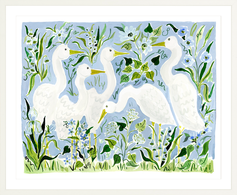 The "Herons by the Sea" Fine Art Print