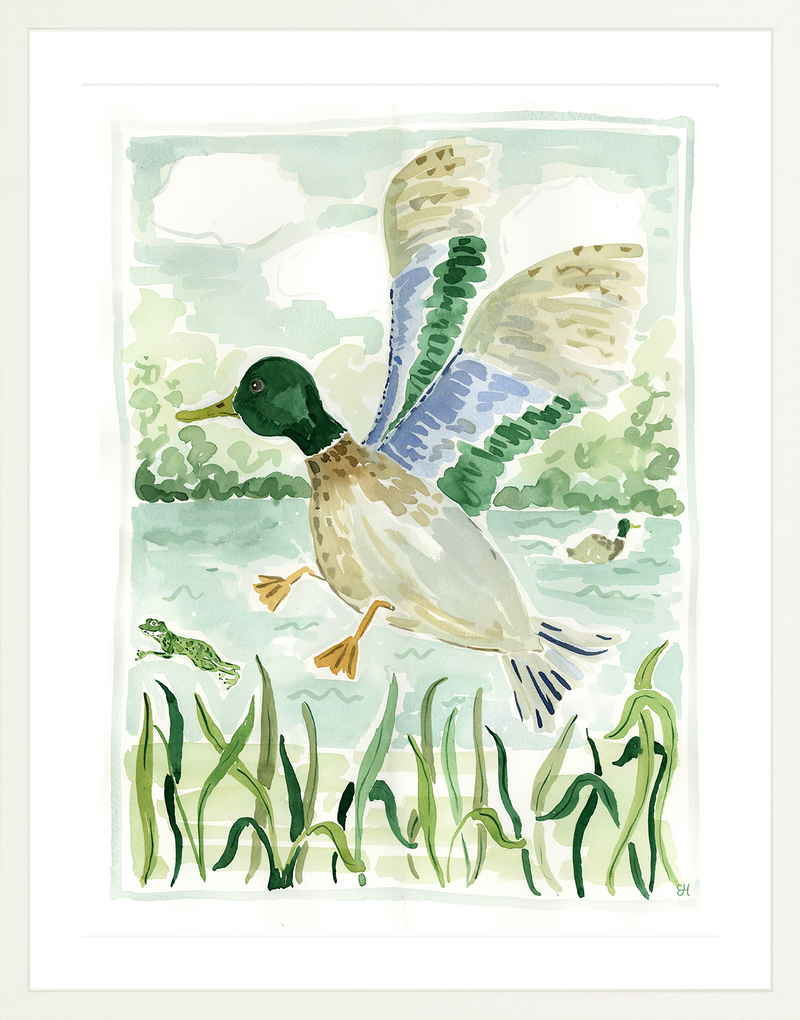 The "Mallard Jump" Fine Art Print