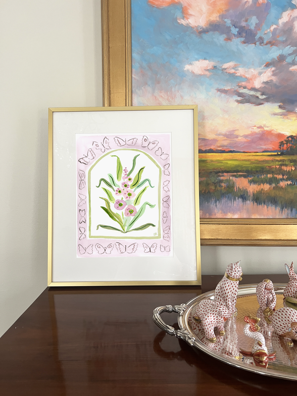 The "Botanical Rainbow Lilac" Fine Art Print