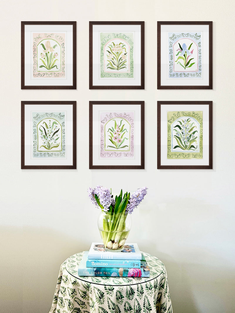 The "Botanical Rainbow Pink" Fine Art Print