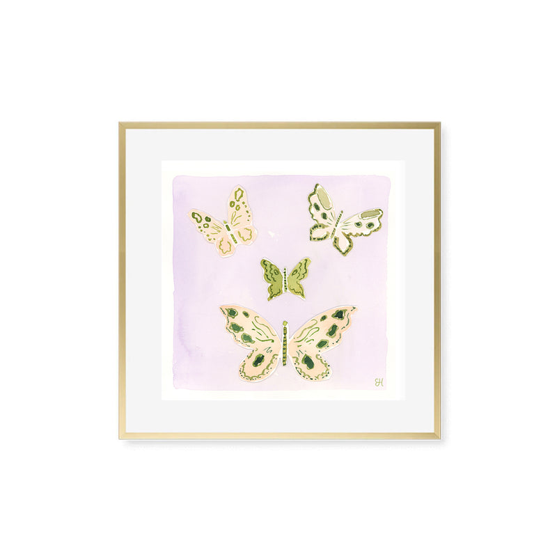 Rainbow Butterfly Lavender, Fine Art Print