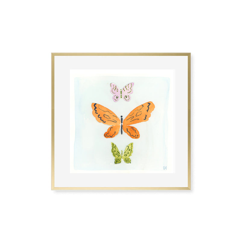 Rainbow Butterfly Mint, Fine Art Print