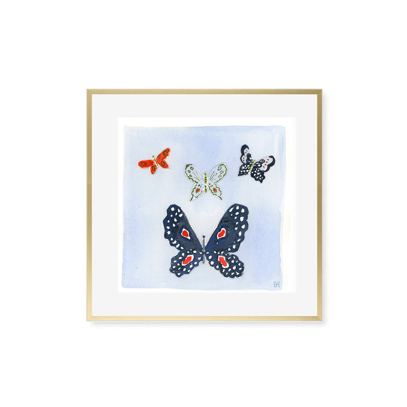 Rainbow Butterfly Sky, Fine Art Print