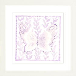 Butterfly Garden Lilac, Fine Art Print