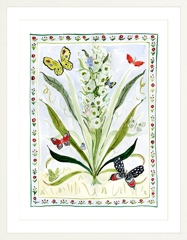 Butterfly Delphinium, Fine Art Print