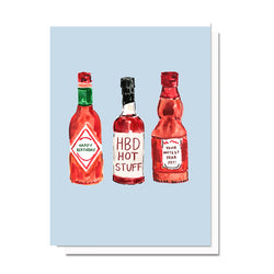 Hot Sauce Birthday Card