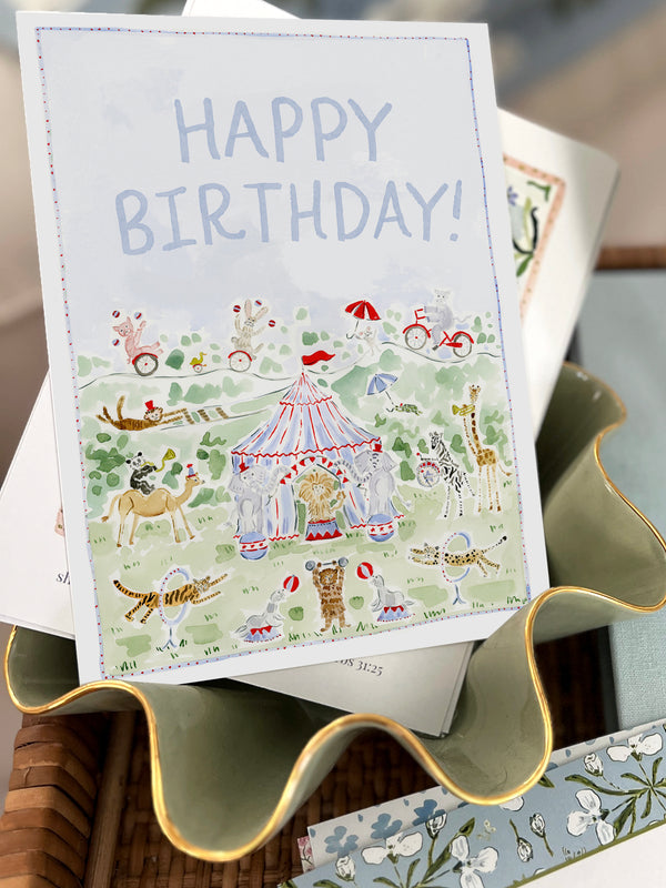 Circus Birthday Card