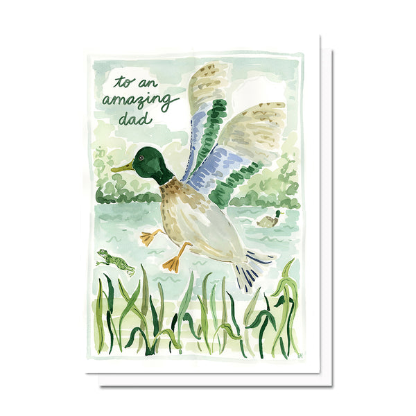 Dad Mallard Card