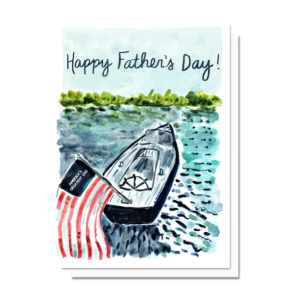 Father's Day Boat Card