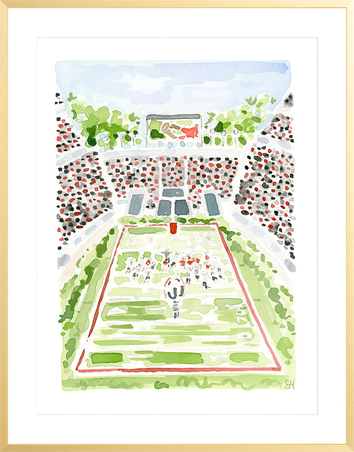 "Sanford Stadium" Fine Art Print