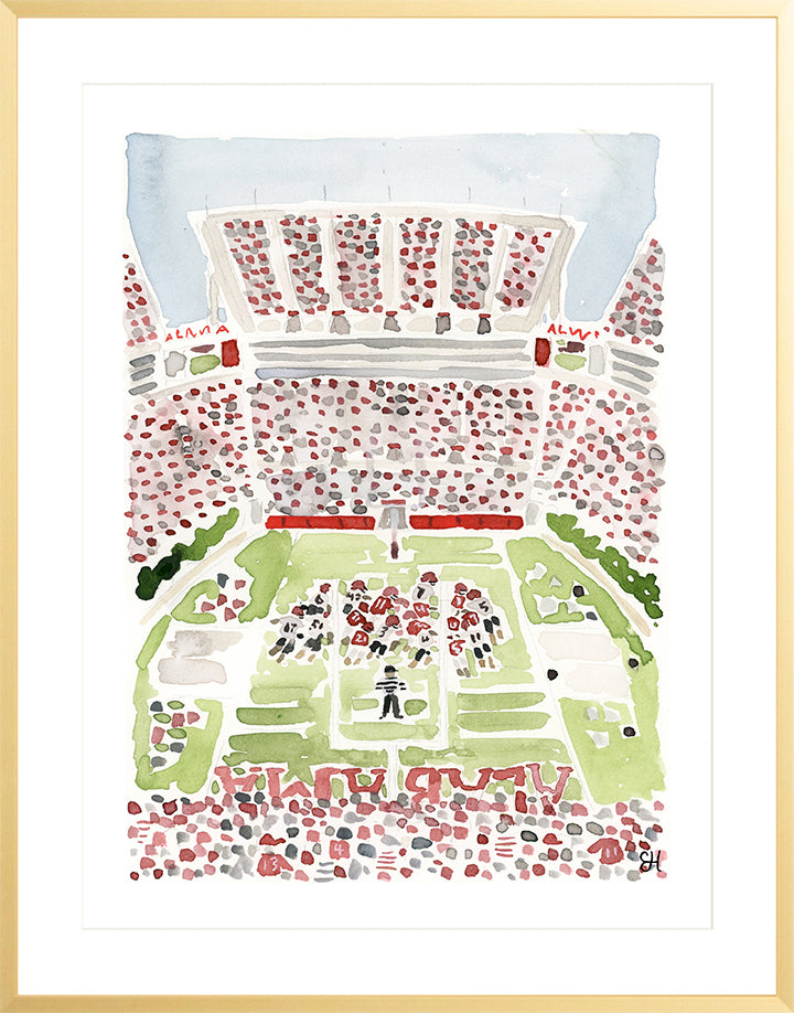 "Bryant-Denny Stadium" Fine Art Print