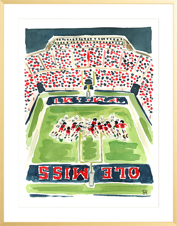 "Vaught-Hemingway Stadium" Fine Art Print