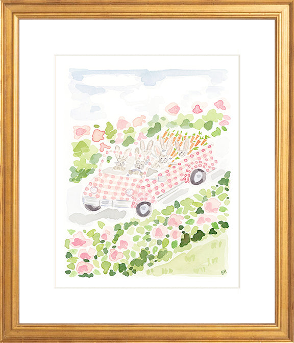 The "Bunny-mobile" Fine Art Print