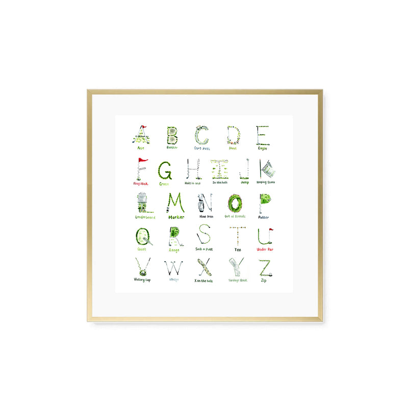 ABC Golf, Fine Art Print