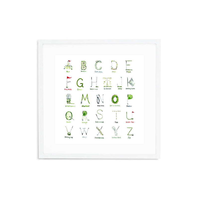 ABC Golf, Fine Art Print