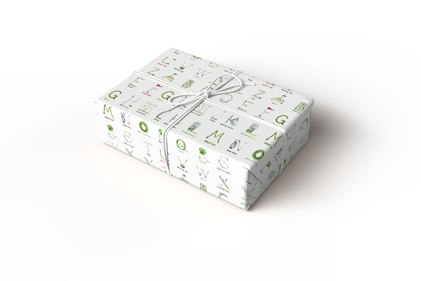 Golf ABC Gift Wrap