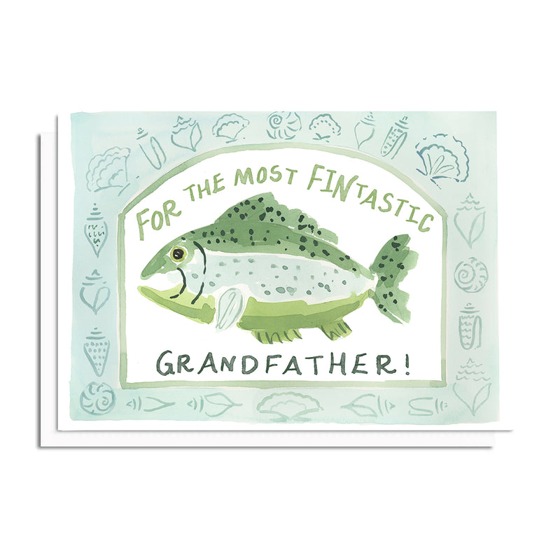 Fin-tastic Grandfather Card