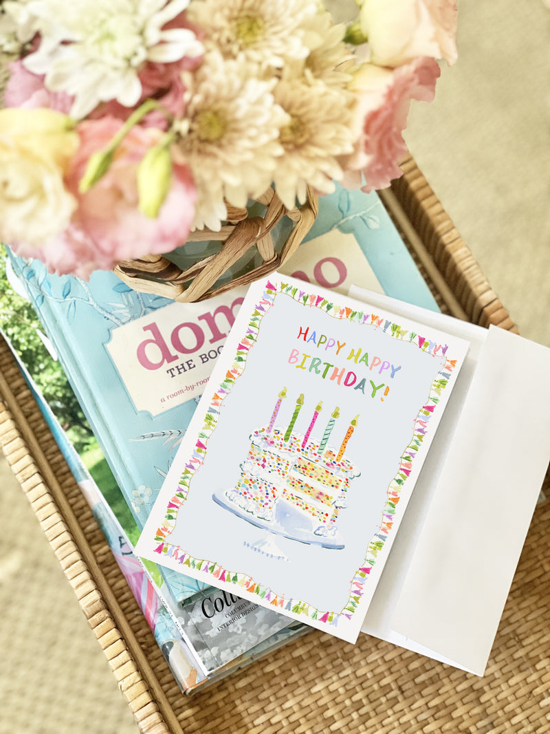 Funfetti Birthday Cake Card