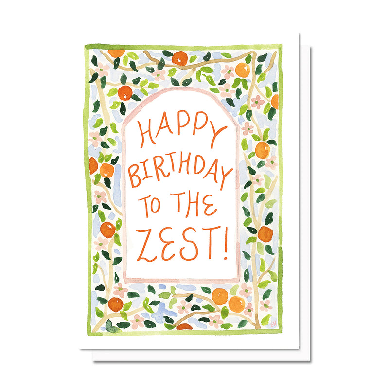 Birthday Zest Print Card