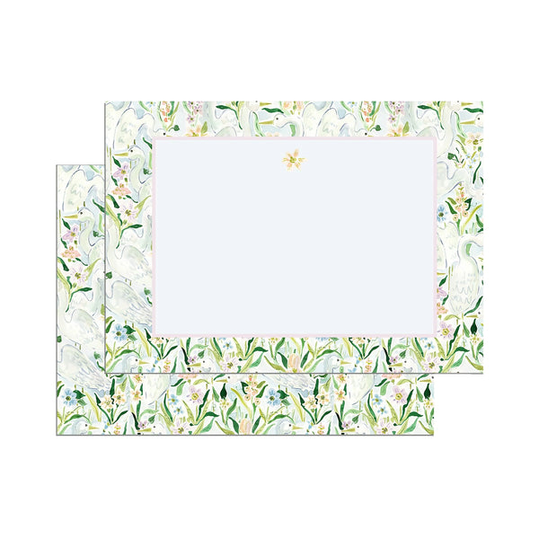 Heron Garden Stationery Set