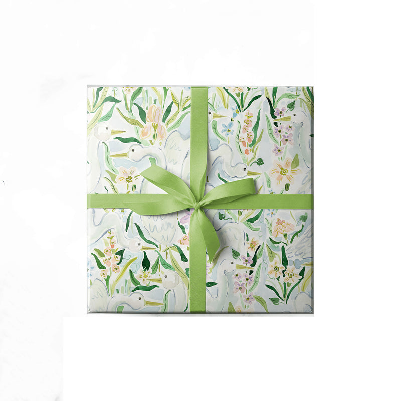 Heron Garden Gift Wrap