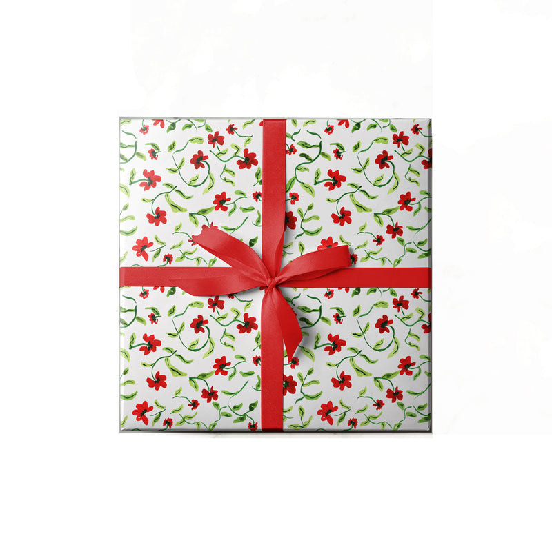 Holiday Fleur Gift Wrap