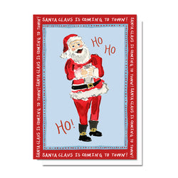 Santa Claus is Coming to Town Card