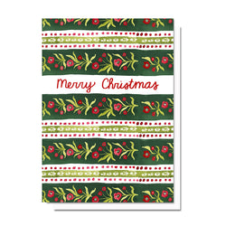 Cadeaux Florals Holiday Card