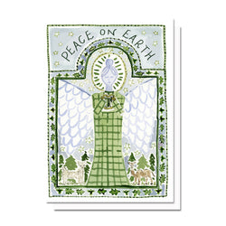 Peace on Earth Holiday Angel Card