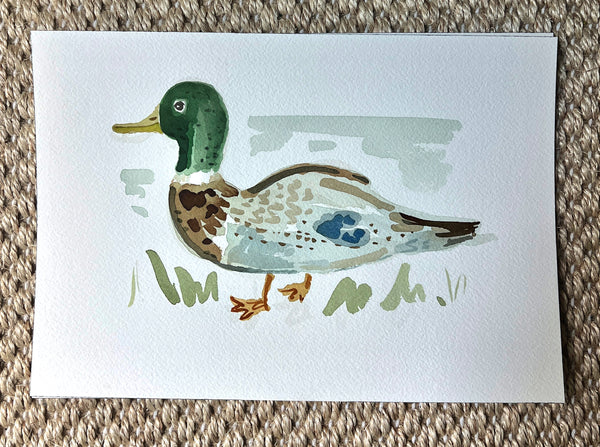 Duck No. 4, Original 7x10