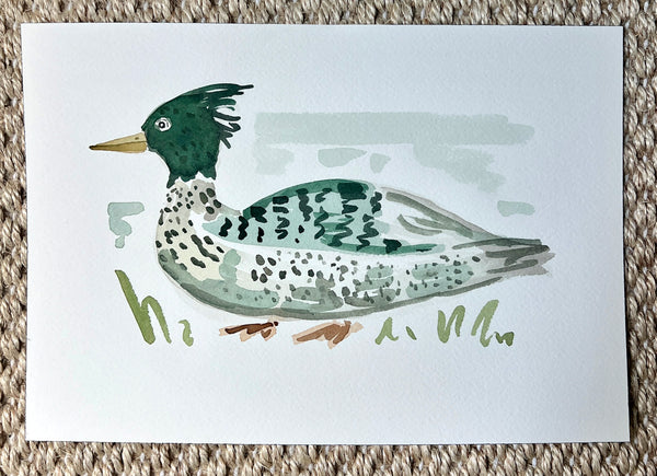 Duck No. 6, Original 7x10