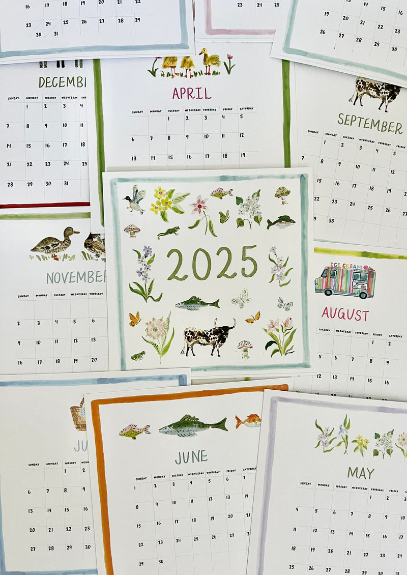 2025 Desk Calendar, Icons Edition