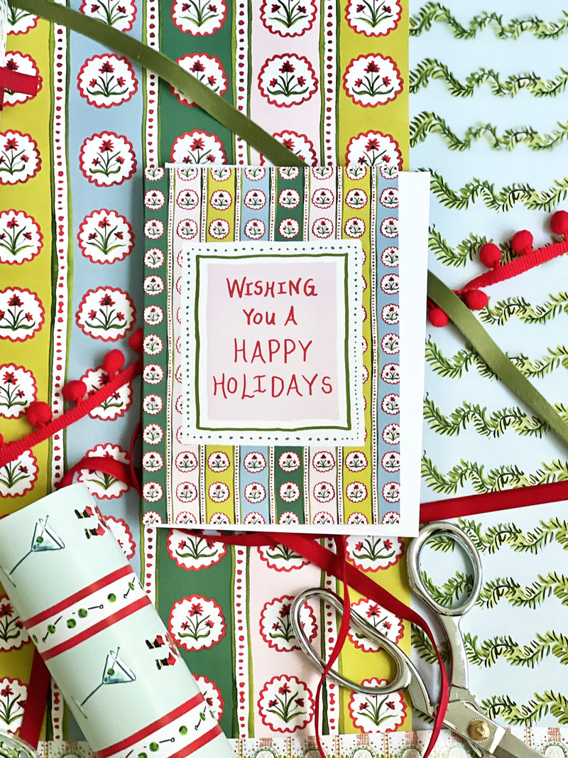 Holiday Fetes Floral Card